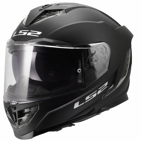 LS2 FF818 STORM III SOLID CASCO DE MOTO MATE NEGRO