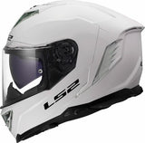 LS2 FF818 STORM III SOLID CASCO DE MOTO GLOSS BLANCO