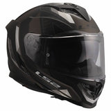 LS2 FF818 STORM III SPORTY CASCO DE MOTO NEGRO GRIS