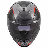 LS2 FF818 STORM III DYNAMO CASCO DE MOTO GRIS ROJO
