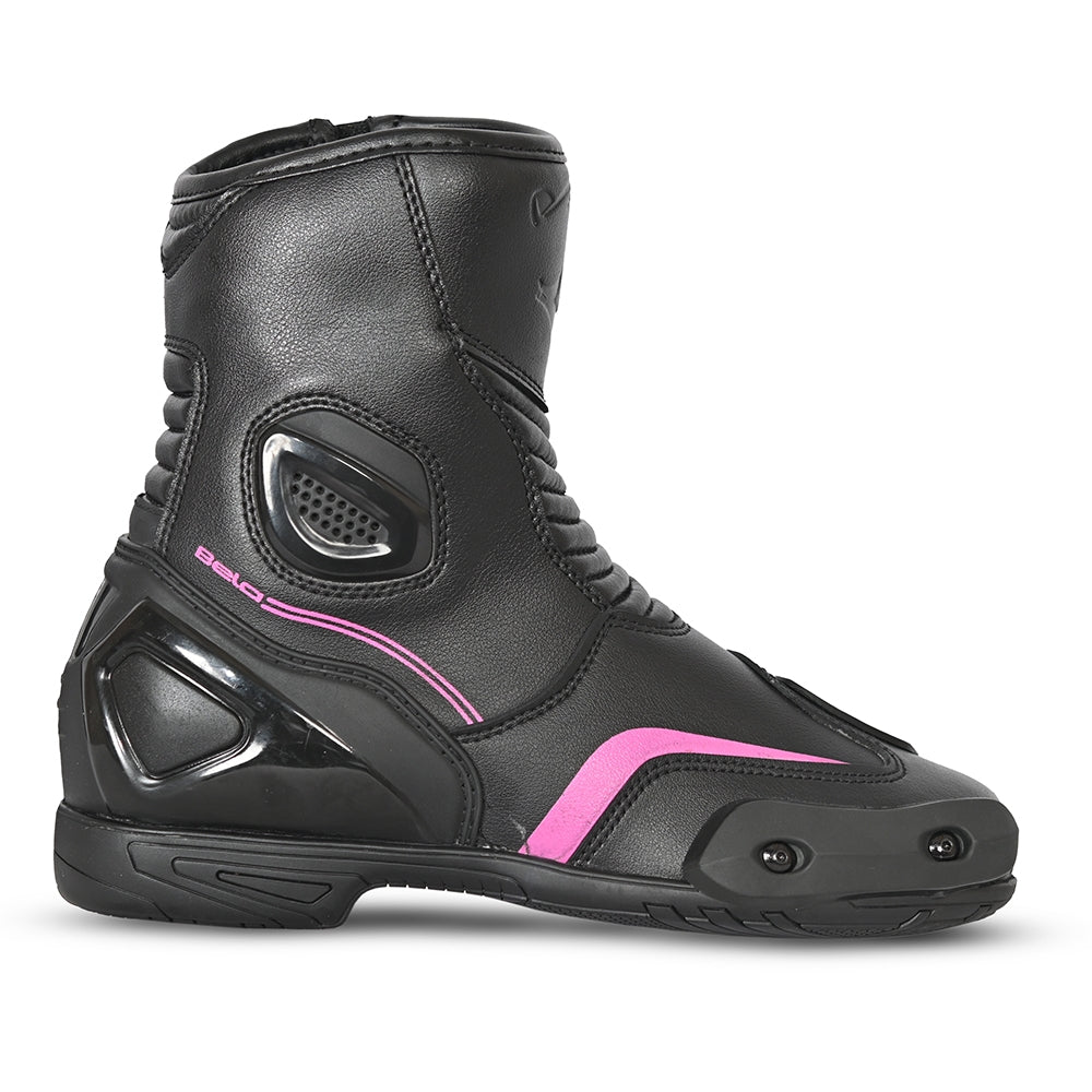 BELA - Botas Piel Faster 2.0 Lady Negro/Rosa