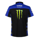 YAMAHA - MONSTER REPLICA MENS POLO BLACK/BLUE - SECURTEX MOTOR S.L (t/a MaximoMoto)