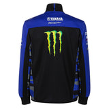 YAMAHA - MONSTER REPLICA MENS SWEATSHERT BLACK/BLUE - SECURTEX MOTOR S.L (t/a MaximoMoto)