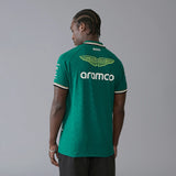 ASTON MARTIN F1 Hombres Rp Equipo Polo Verde