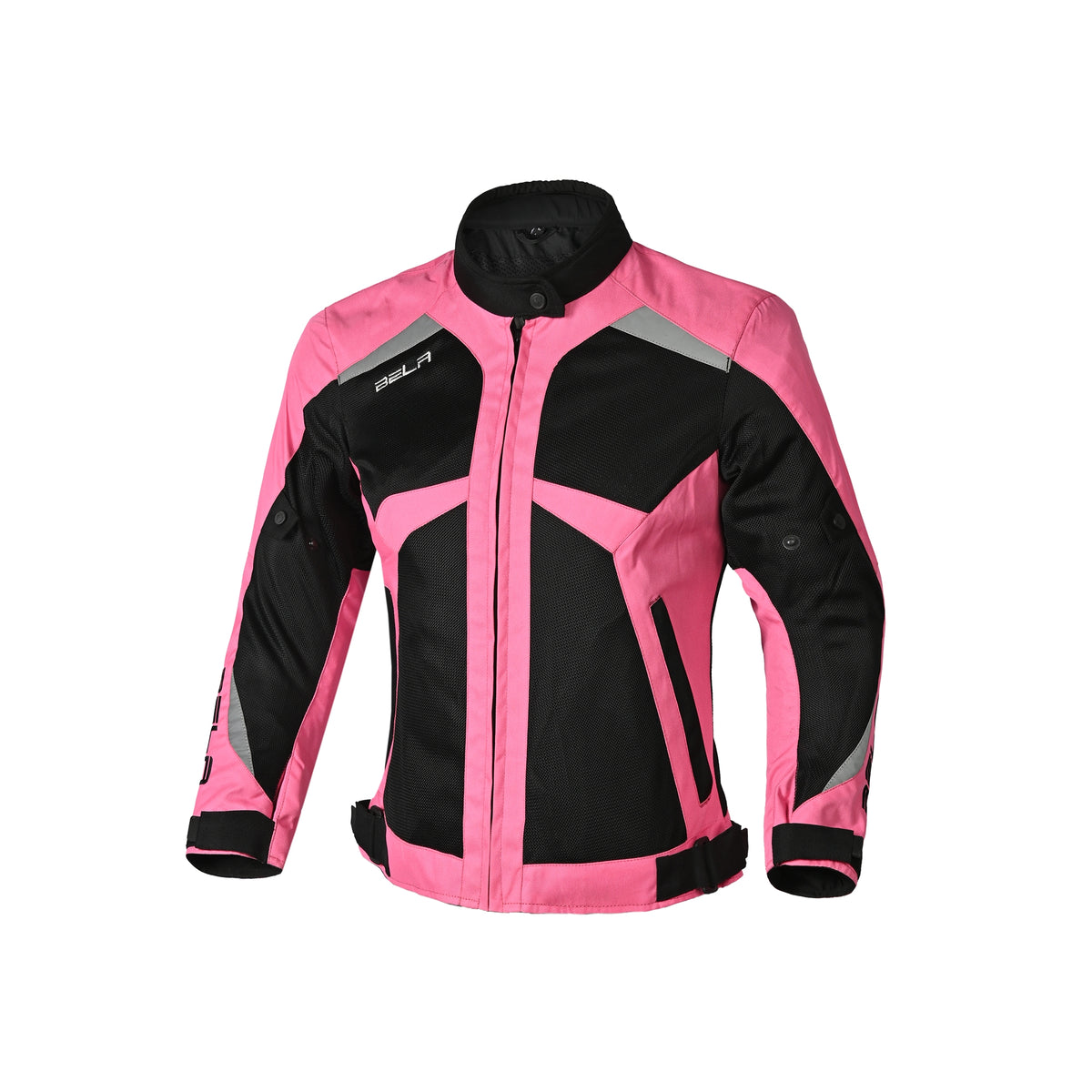 BELA - Chaqueta Textil Airy WP Lady Negro/Rosa Fluor