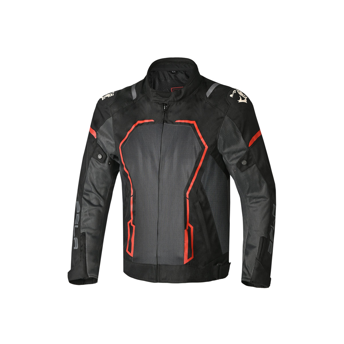 BELA - Chaqueta Textil Artrex Negro/Gris/Rojo