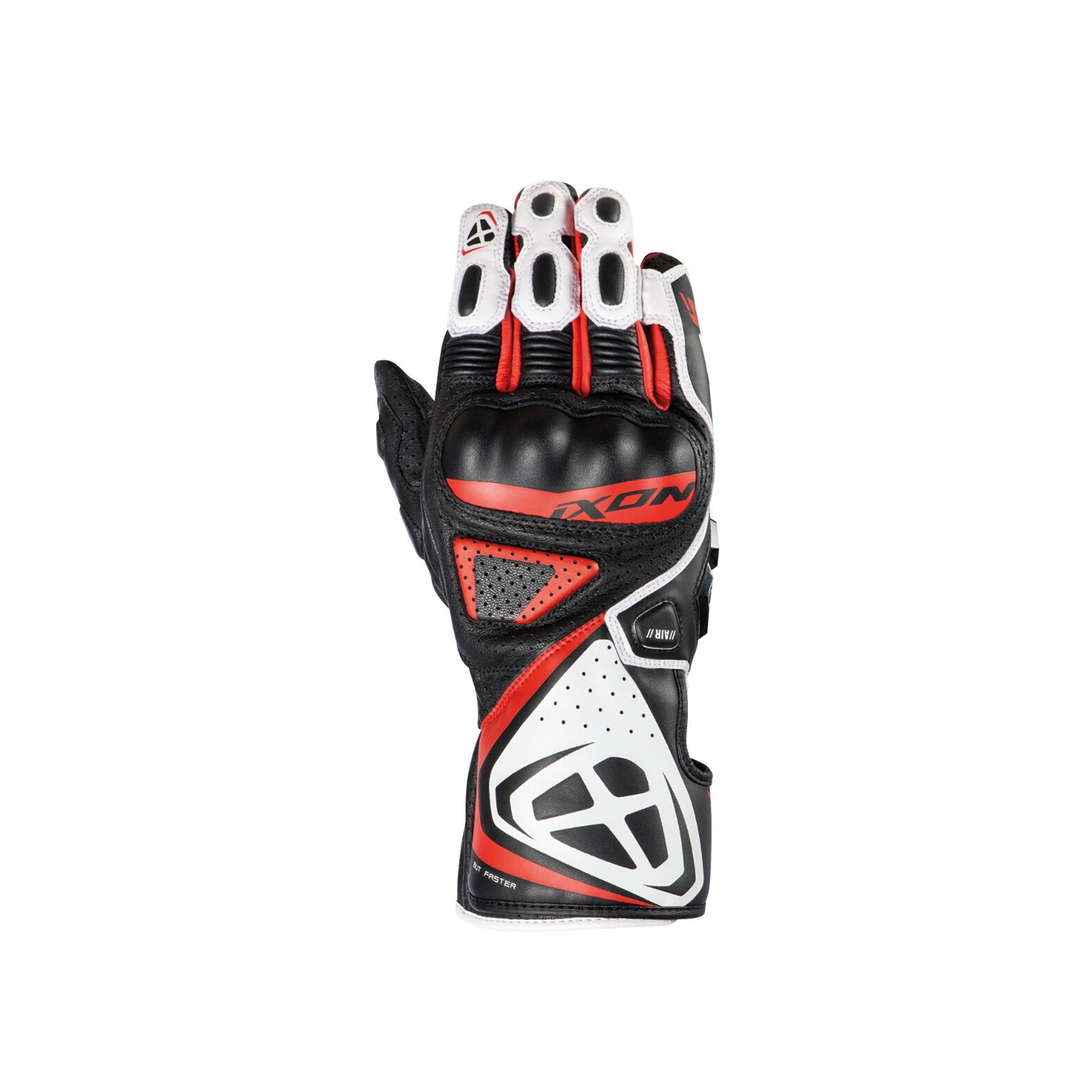 IXON- GUANTES GP5 AIR MAN BLACK/WHITE/RED