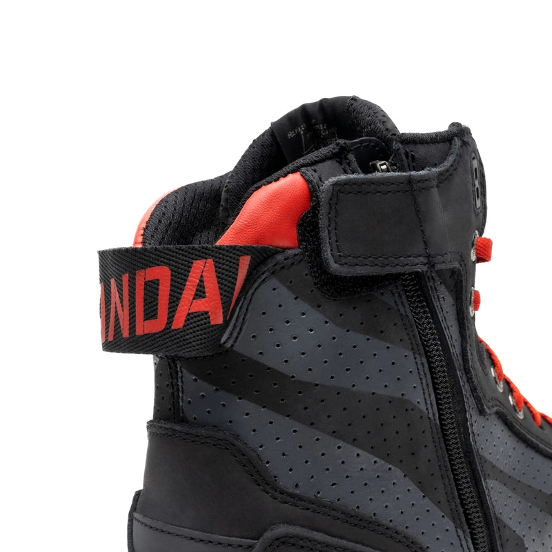 REBELHORN VANDAL MAN BOOT NEGRO/ROJO - BOTAS