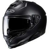 HJC-i71 SEMI FLAT Casco integral negro para carreras de motos deportivas