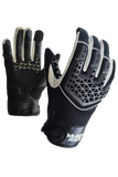 MUGENRACE X-Air Cortos Moto Cuero Guantes Negro Blanco - GUANTES