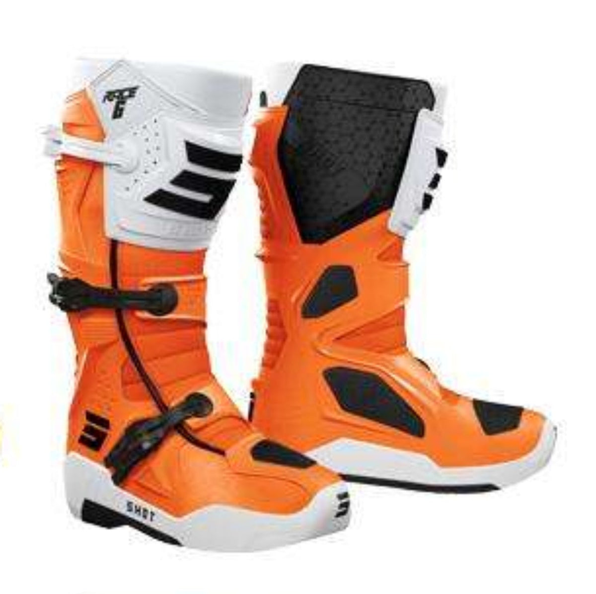 SHOT RACE 6 BOTAS DE MOTO NARANJA