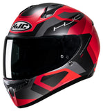 Hjc C10 TINS MC1SF casco integral de moto touring negro mate rojo