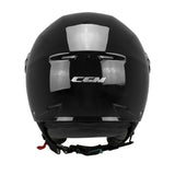 casco de moto infantil CGM 261A Mini negro vista trasera