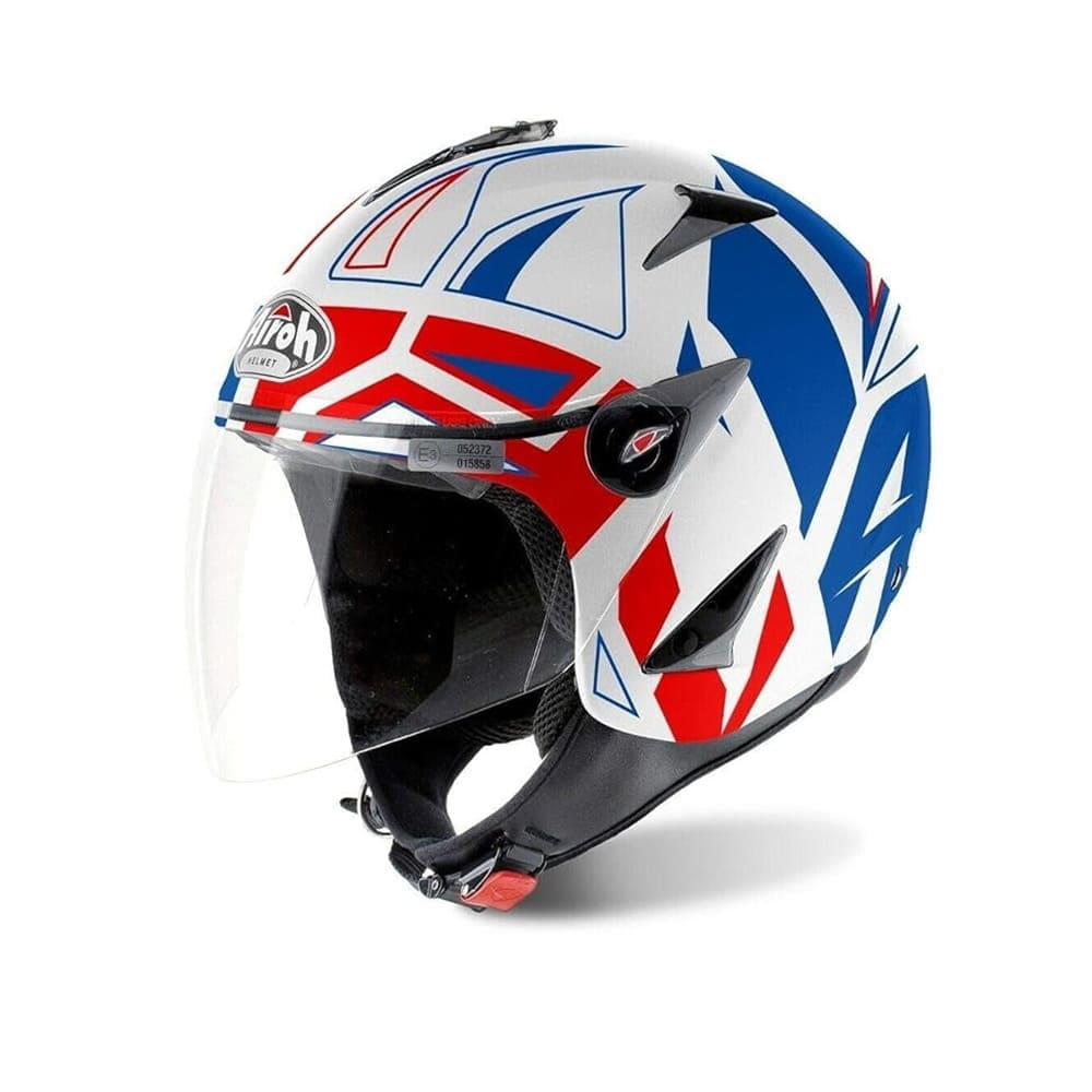 AIROH JT CONVERT Abierto Para Scooter Casco Blanco Brillo