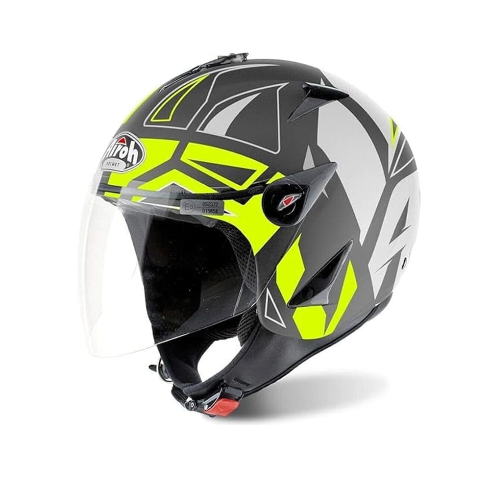 AIROH JT CONVERT Abierto Para Scooter Casco Amarillo Mate