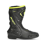 R-TECH - Botas de Couro Tornado 2.0 Pretas/Cinzentas/Amarelo Fluor