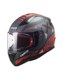 LS2 FF353 RAPID XTREET MATT BLACK RED