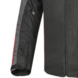 R-TECH Chaqueta Textil Knight Rider (Short) Negro/Antracita/Rojo