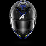 SHARK  SPARTAN GT PRO CARBON SPEED-VIB Carbon Anthra Azul Casco De Moto