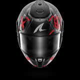 SHARK  SPARTAN RS CARBON SHIEVER Carbon Anthra  Rojo Casco De Moto