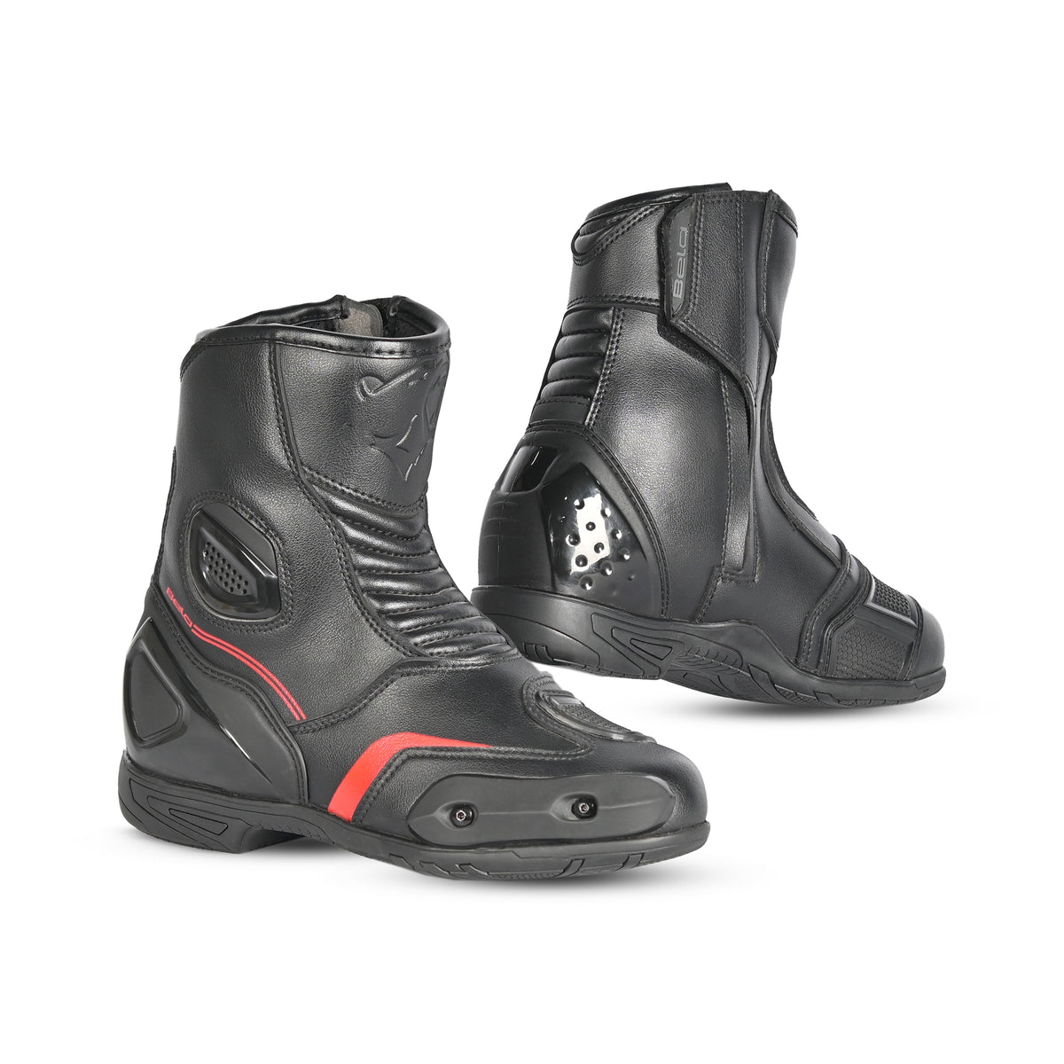 BELA - Botas Piel Faster 2.0 Negro/Rojo