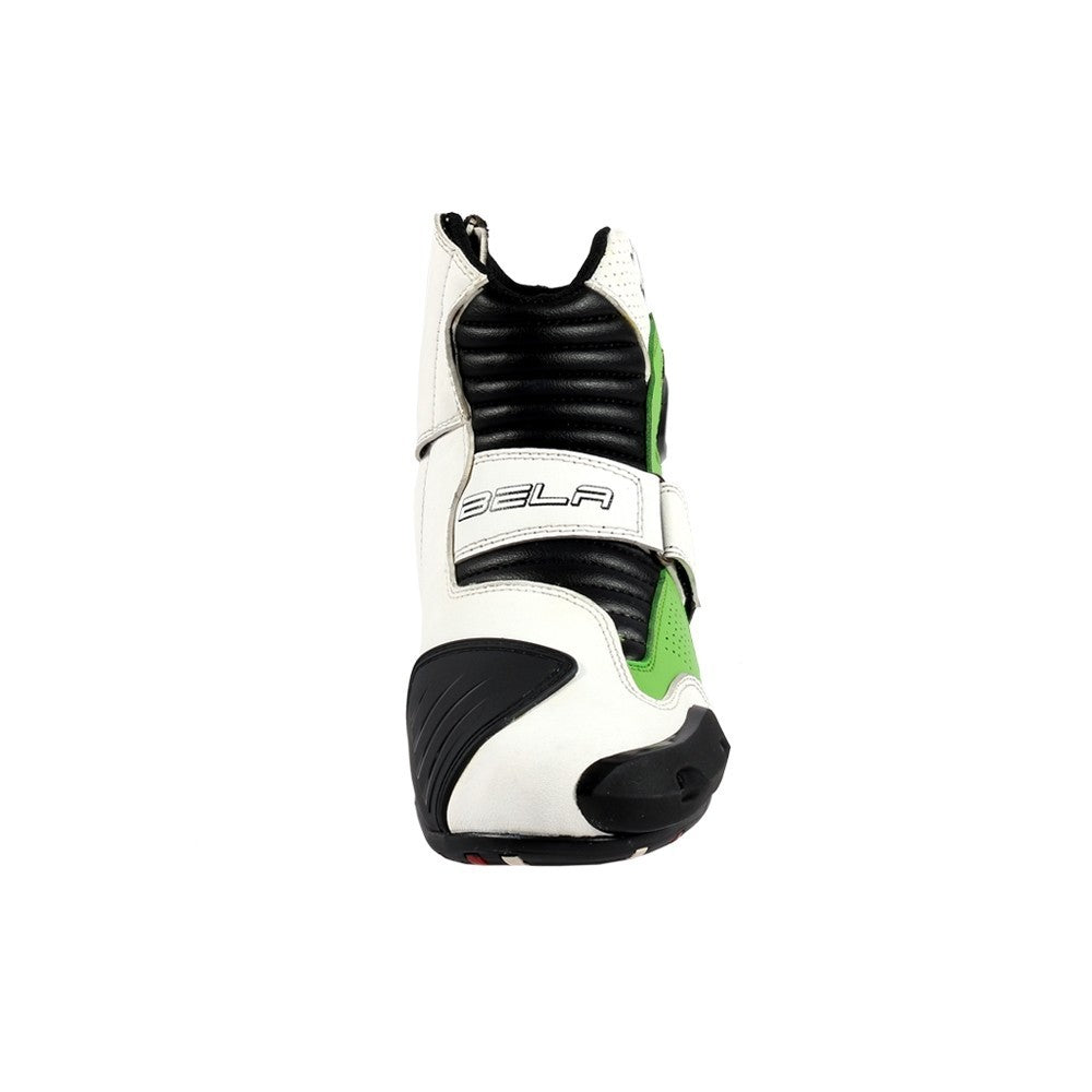 BELA - Botas Piel Faster Blanco/Verde