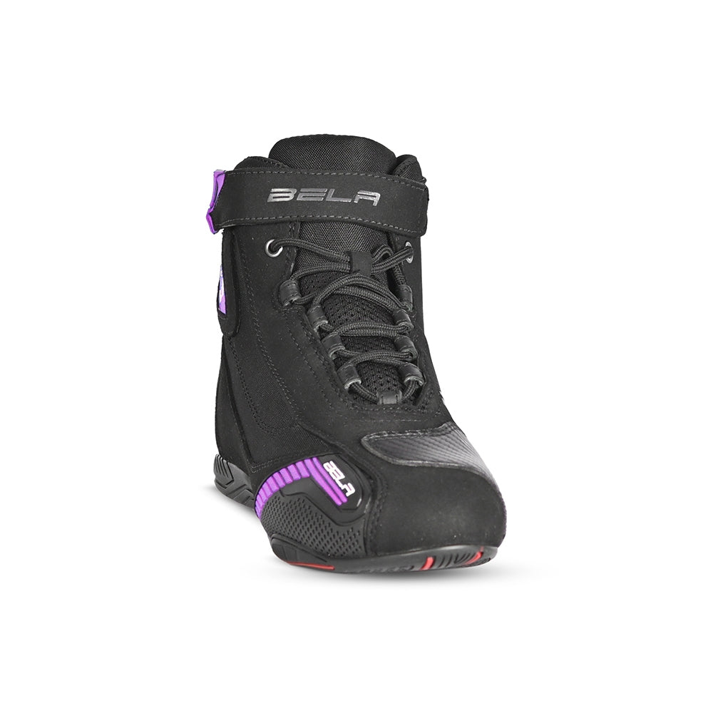 BELA - Botas Piel Kiva Lady Negro/Purpura - BOTAS