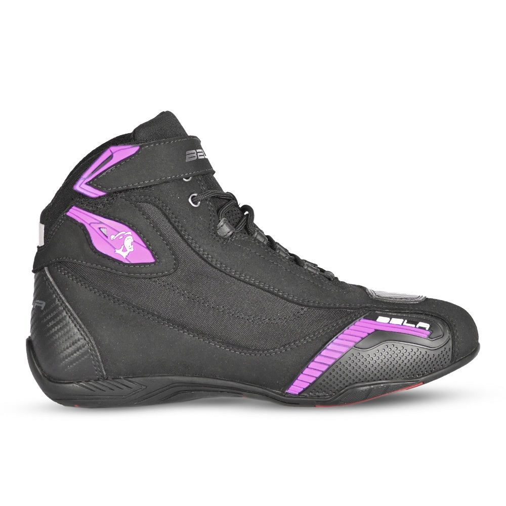 BELA - Botas Piel Kiva Lady Negro/Purpura - BOTAS