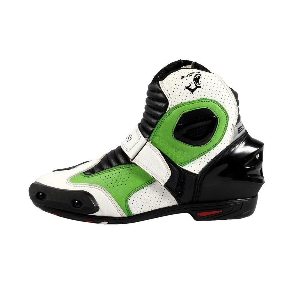BELA - Botas Piel Faster Blanco/Verde