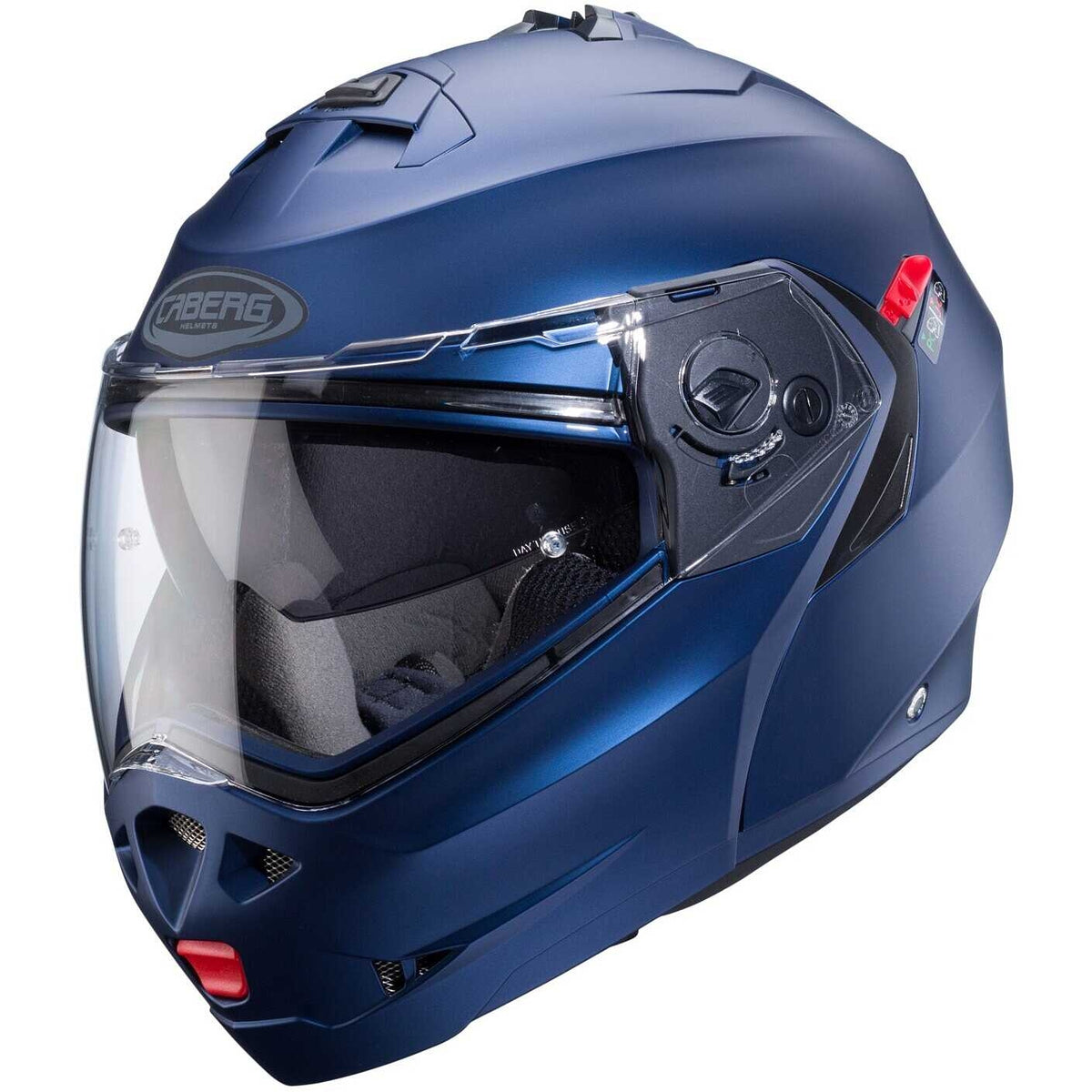 Casco Moto Azul Yamaha CASCO DE MOTO KBC VR-7 AZUL Y BLANCO TALLA S