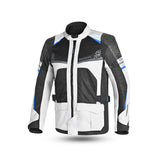 BELA - Chaqueta Textil Onsaker Hielo/Negro/Azul