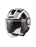 GIVI CASCO JET-R 111/AIR JET-R.D/CLASS BLANCO/NEGRO/PLATA