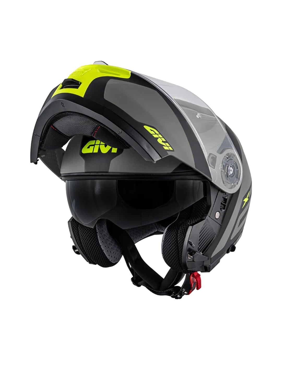 GIVI - CASCO X21 CHALLENGER SPIRIT GRIS NEGRO AMARILLO