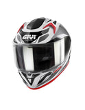 GIVI - CASCO FULL 50.8 BRAVE BLANCO TITANIO NEGRO