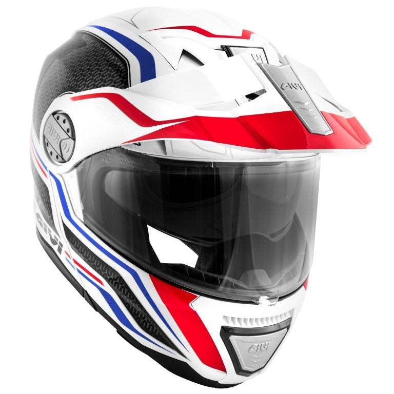 GIVI CASCO MOD X33/CANYON C/PL.D/LAYERS BLANCO/ROJO