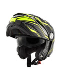 GIVI MOD X.33 CAÑÓN C PL.D CAPAS CASCO NEGRO MT AMARILLO