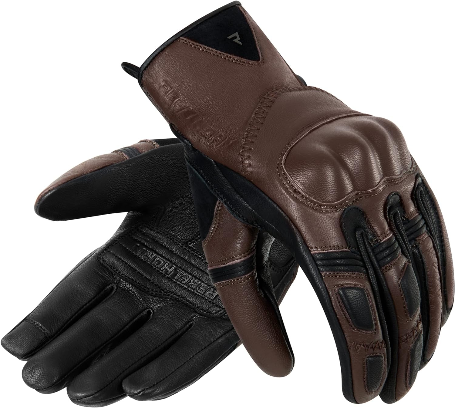 REBEL HORN - GUANTES PIEL THUG II LADY BROWN