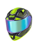 GIVI CASCO FULL 506/SPORT. LED/DEEP VERDE-MT/YELLOW