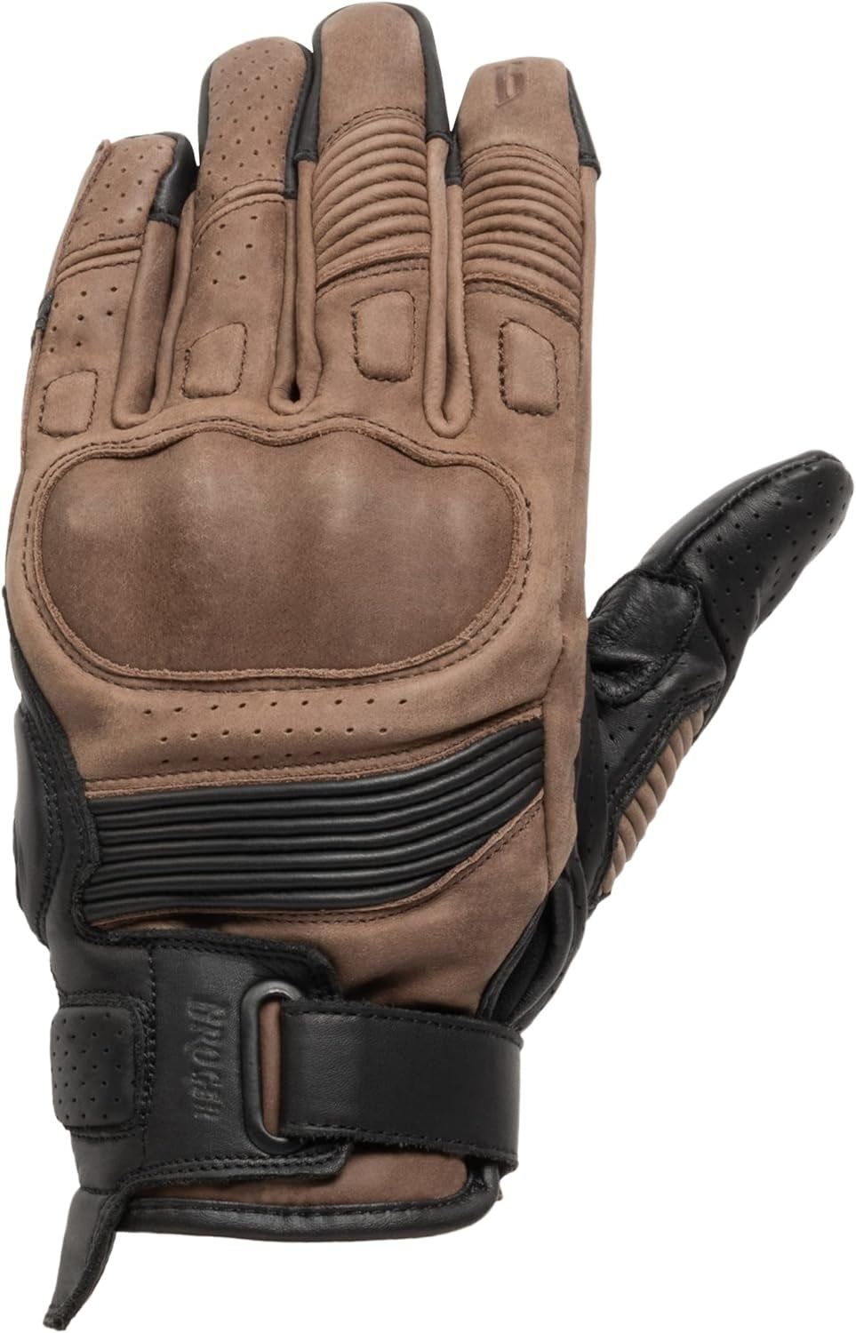 BROGER - GUANTES PIEL OHIO LADY VINTAGE BROWN