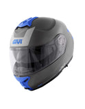 GIVI - CASCO X20 EXPEDITION EVO PLATA AZUL