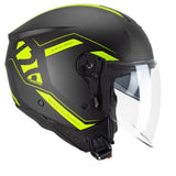 CGM 126G IPER CITY Motorcycle Helmet Black Red