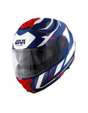 GIVI - CASCO X21 NUMBER AZUL BLANCO ROJO