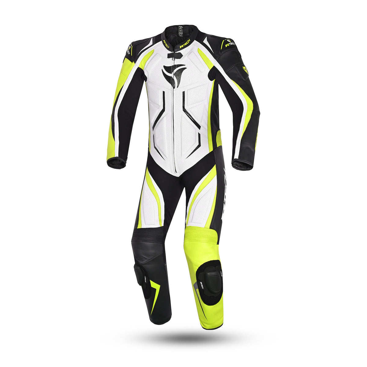 R-TECH -Mono 1 PC Defender GP Blanco/Negro/Amarillo Fluor