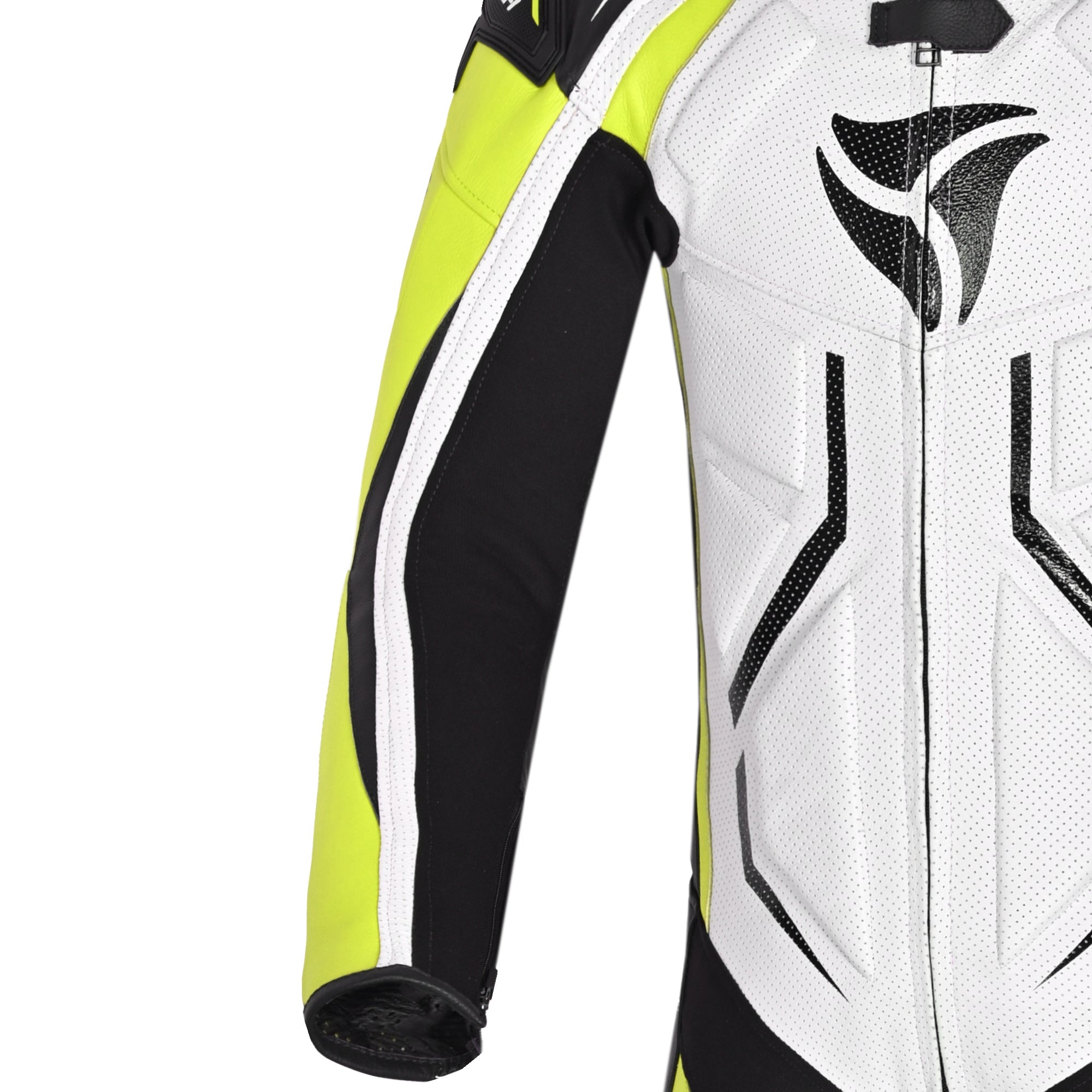 R-TECH -Mono 1 PC Defender GP Blanco/Negro/Amarillo Fluor