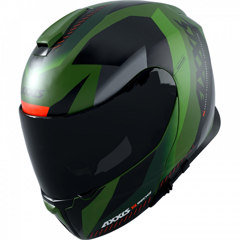 AXXIS-CASCO FU403SV GECKO SV SHIELD F6 VERDE MATE