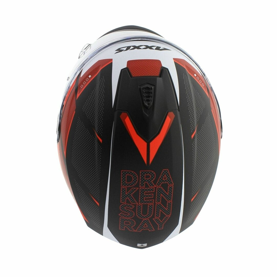 AXXIS-CASCO FF112C DRAKEN S SONAR B5 ROJO FLUOR MATE