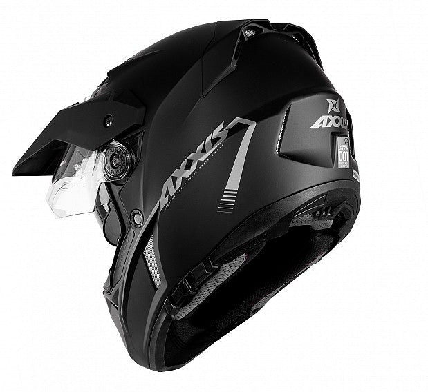 AXXIS-CASCO MX803 WOLF SOLID A1 NEGRO MATE