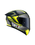 KYT- CASCOS TT-COURSE TOURIST MATT YELLOW FLUO
