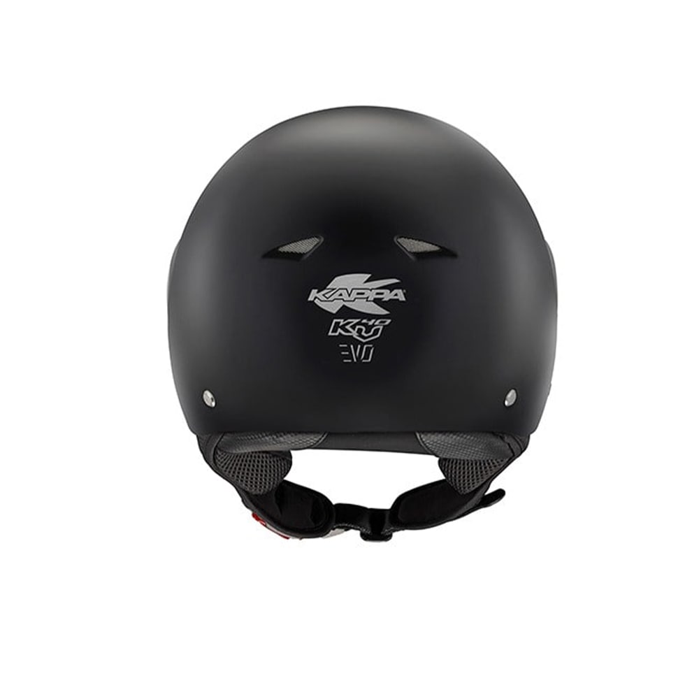 KAPPA KV40S moto cara abierta Casco negro mate