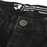 BELA CLARK PANTALON DE HOMBRE DENIM JEANS 30L NEGRO